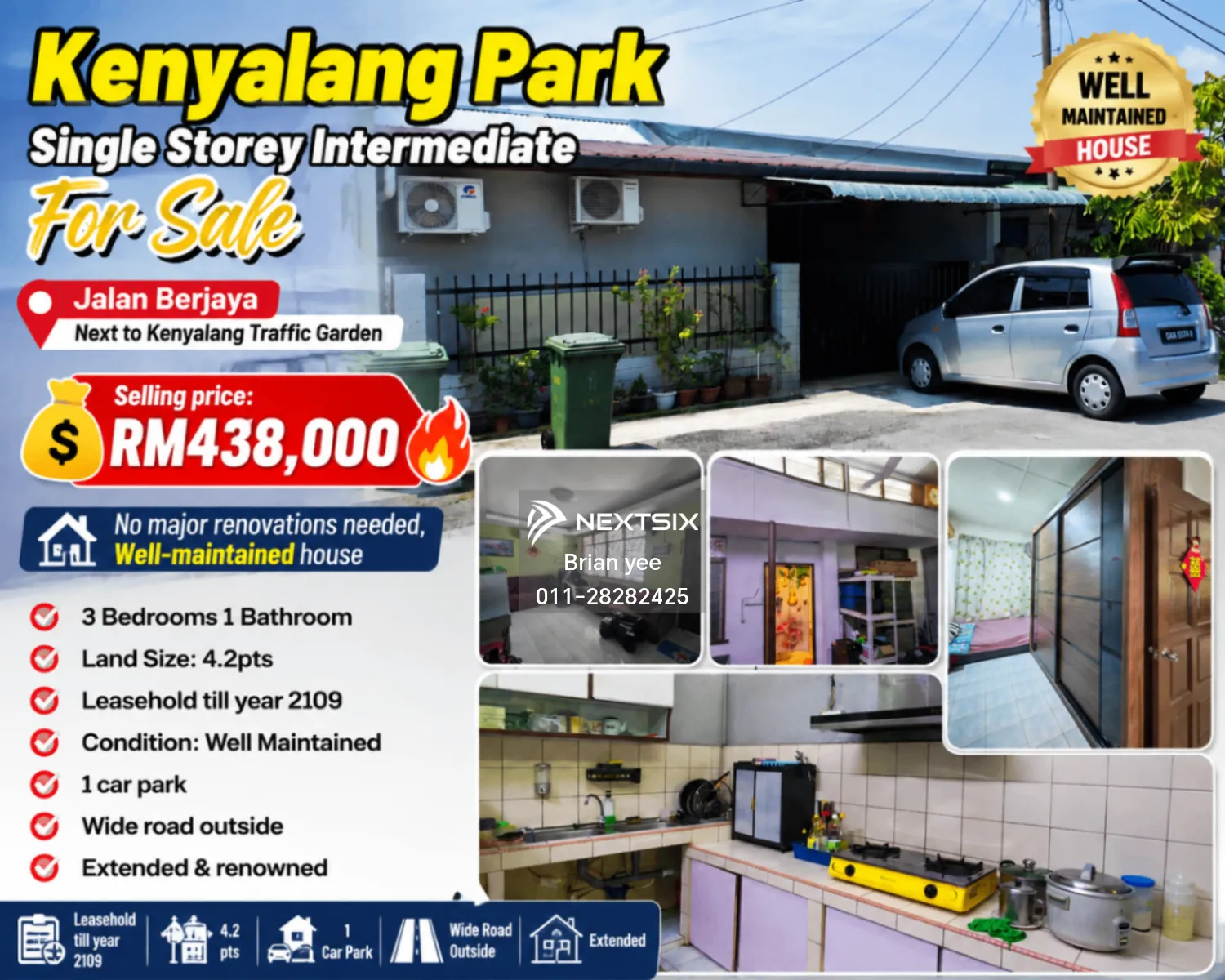 1-sty Terrace/Link House For Sale in Kuching Sarawak