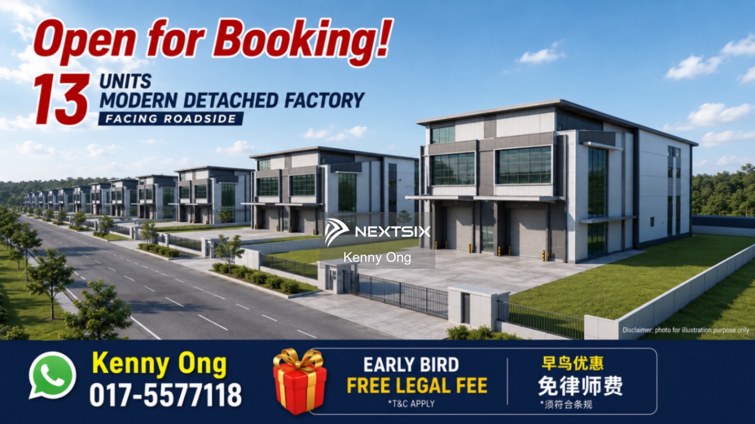 Detached Factory For Sale in Johor Bahru Johor
