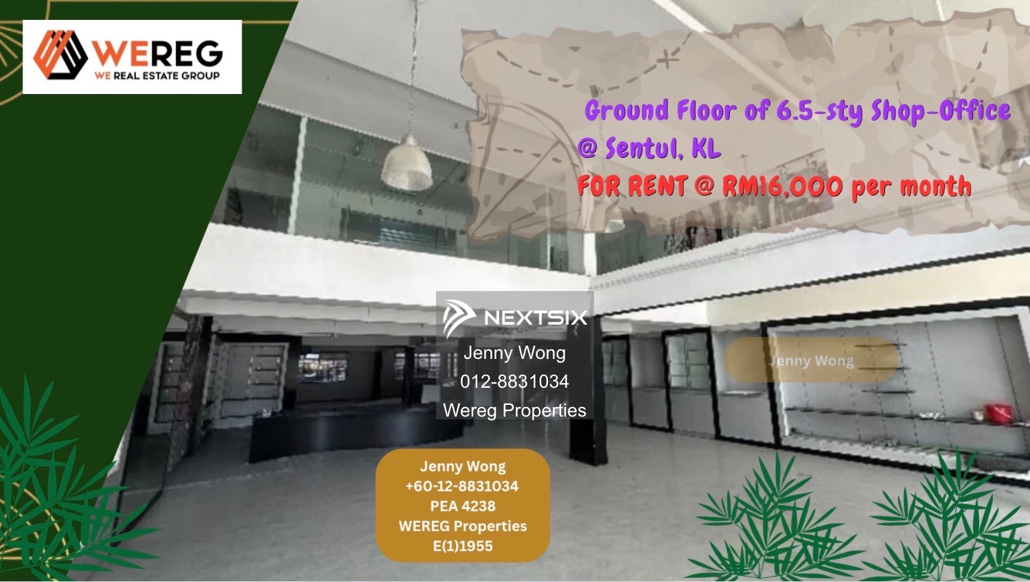 Shop Office For Rent in Sentul Kuala Lumpur