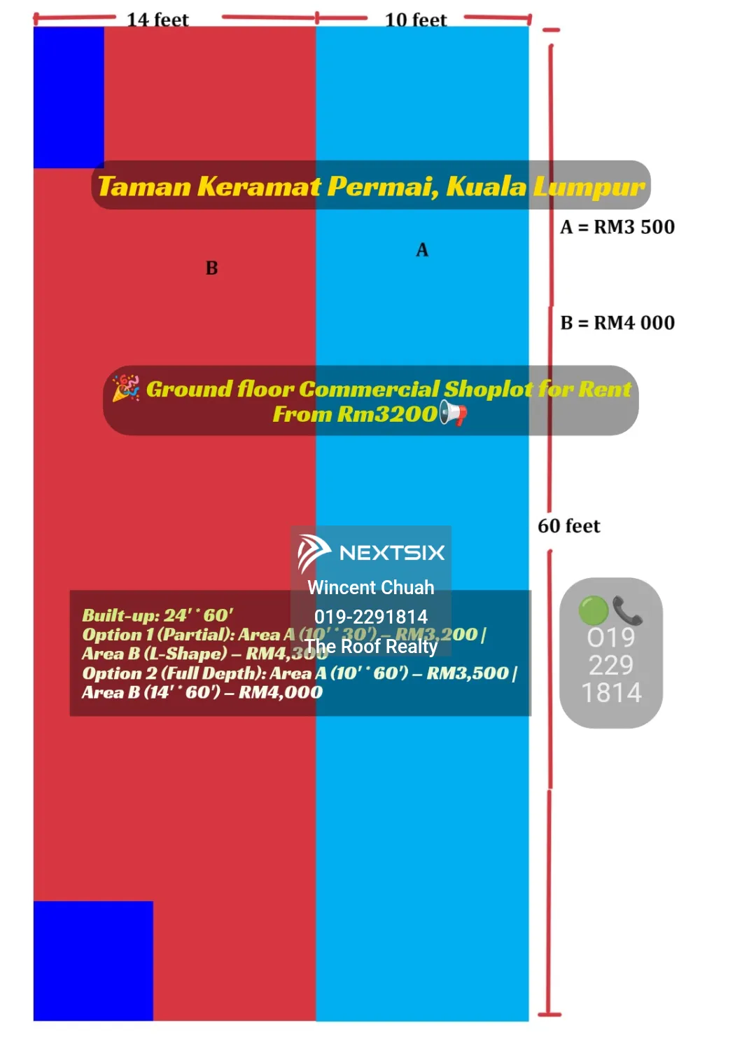 Shop For Rent in Setiawangsa Kuala Lumpur