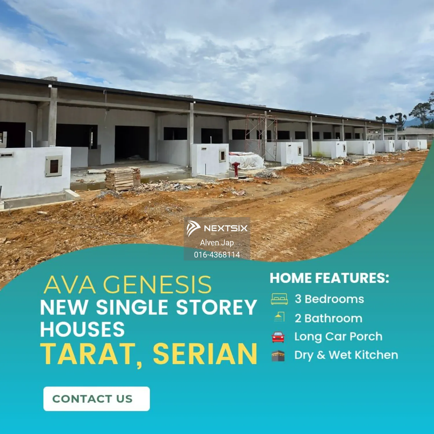 1-sty Terrace/Link House For Sale in Serian Sarawak