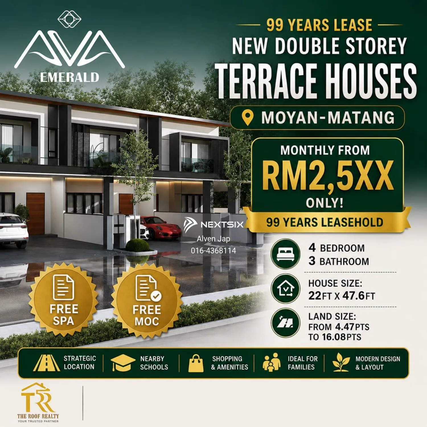 2-sty Terrace/Link House For Sale in Kuching Sarawak