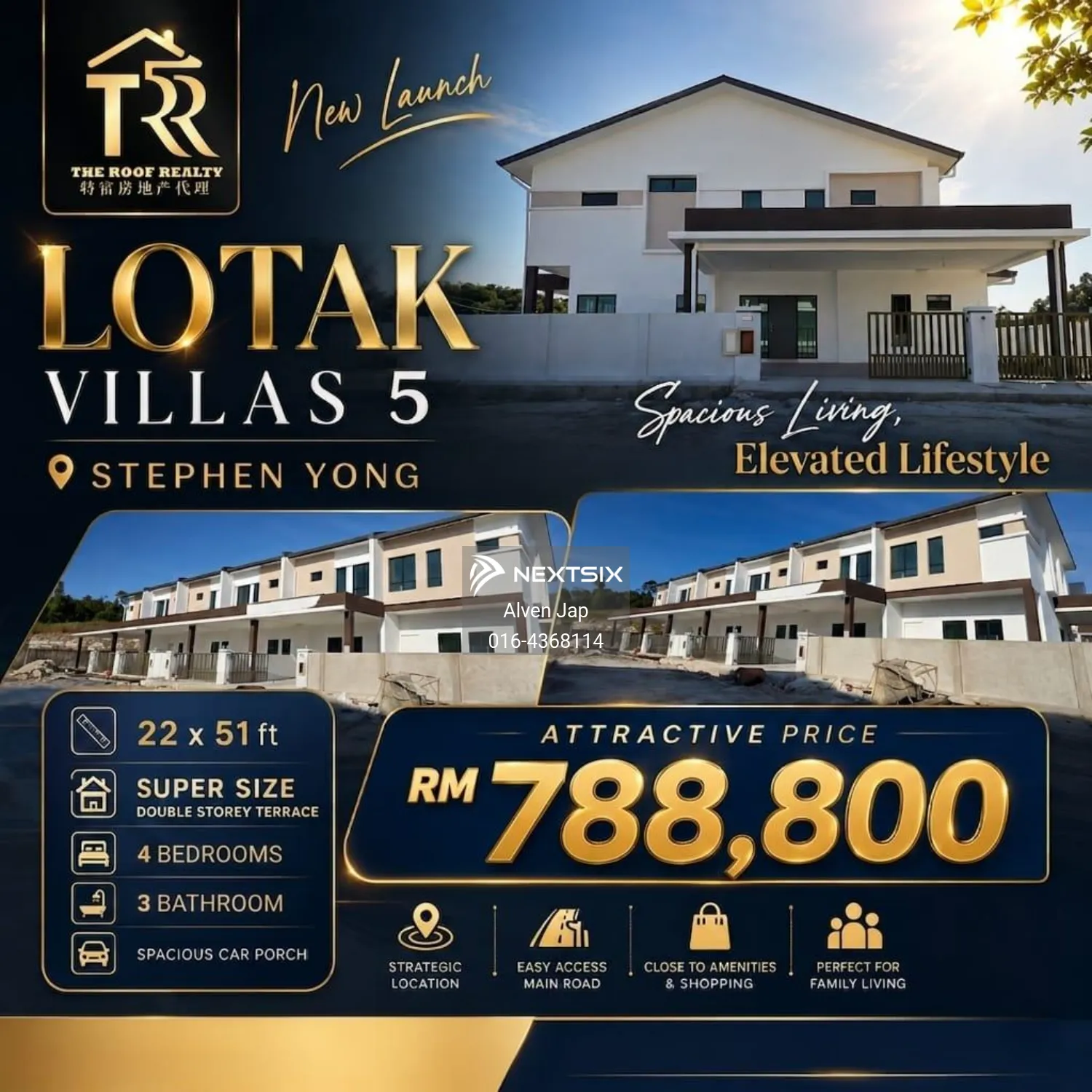 2-sty Terrace/Link House For Sale in Kuching Sarawak