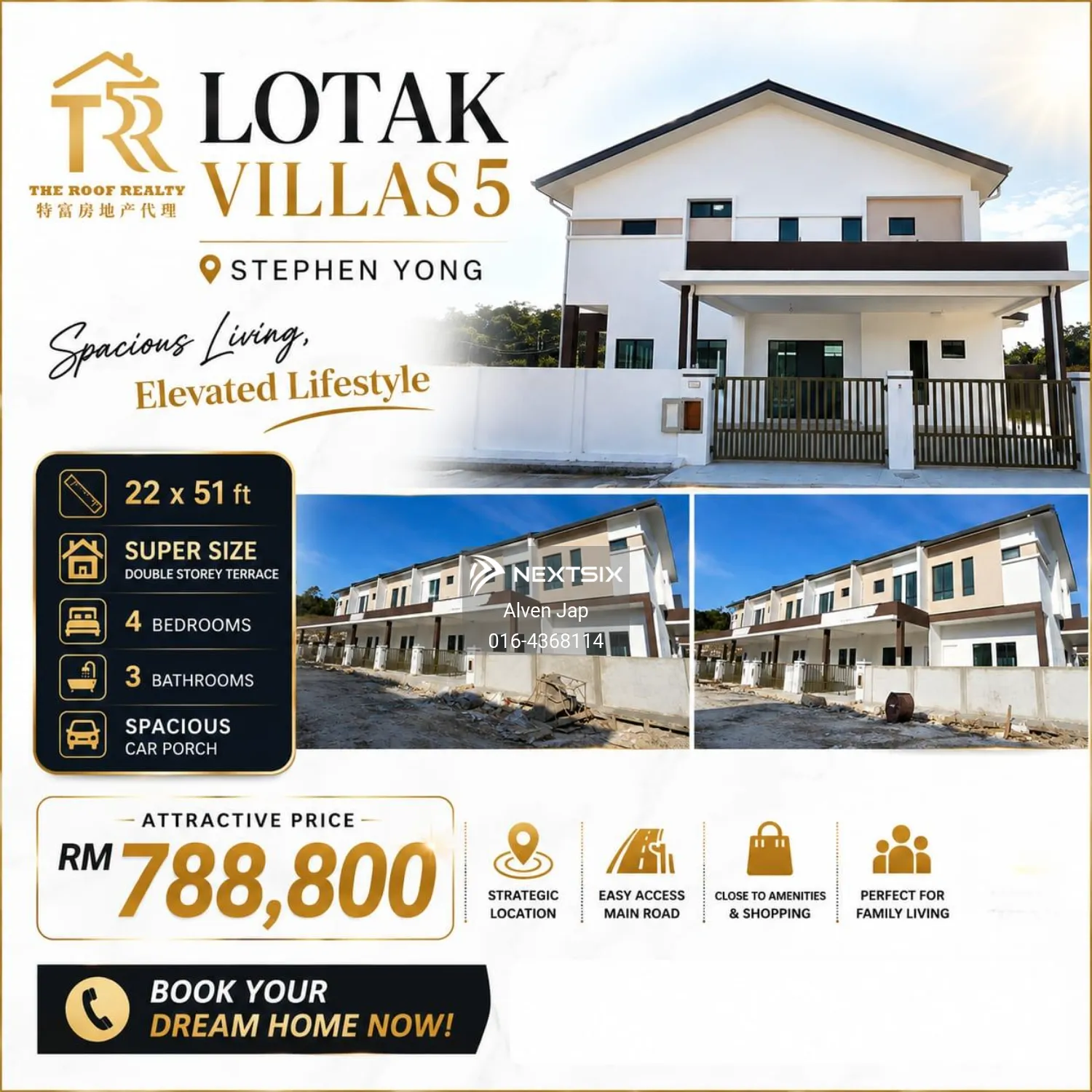 2-sty Terrace/Link House For Sale in Kuching Sarawak - Image 2