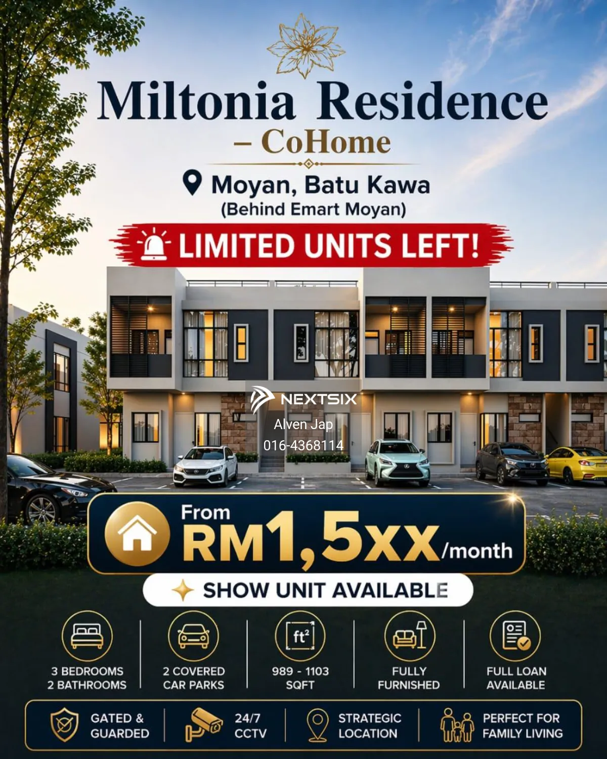 2-sty Terrace/Link House For Sale in Kuching Sarawak