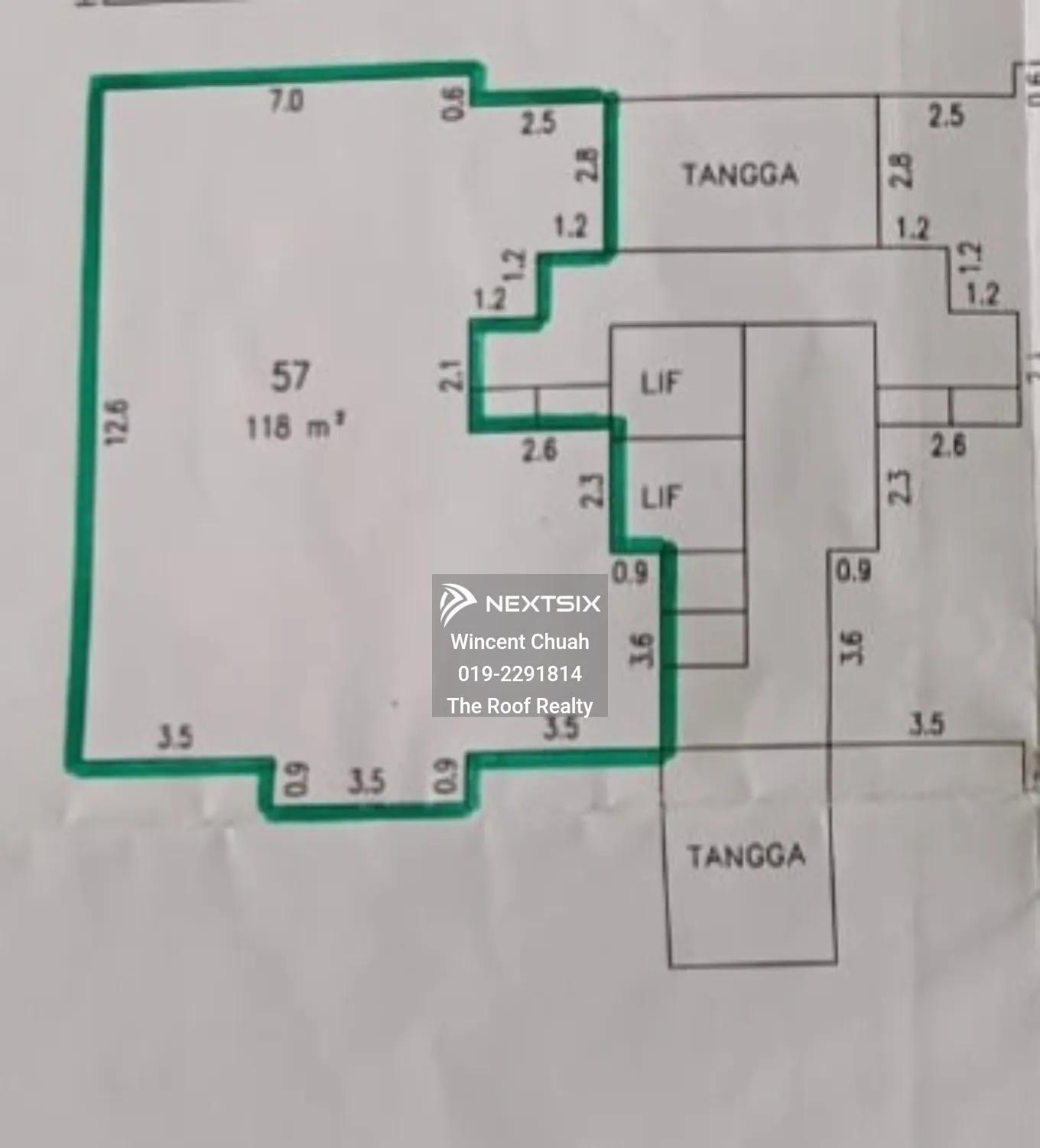 Condominium floor plan - Image 1