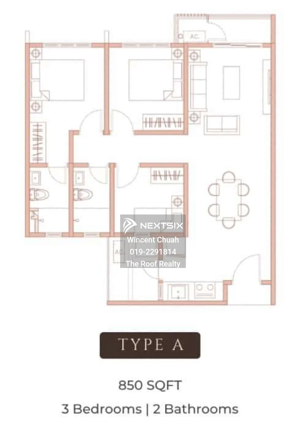 Condominium floor plan - Image 1