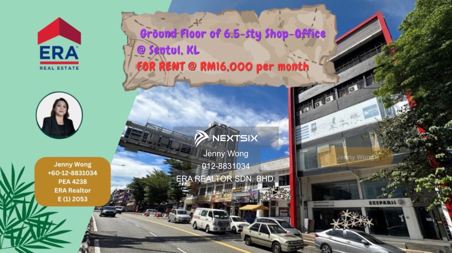Shop For Rent in Sentul Kuala Lumpur