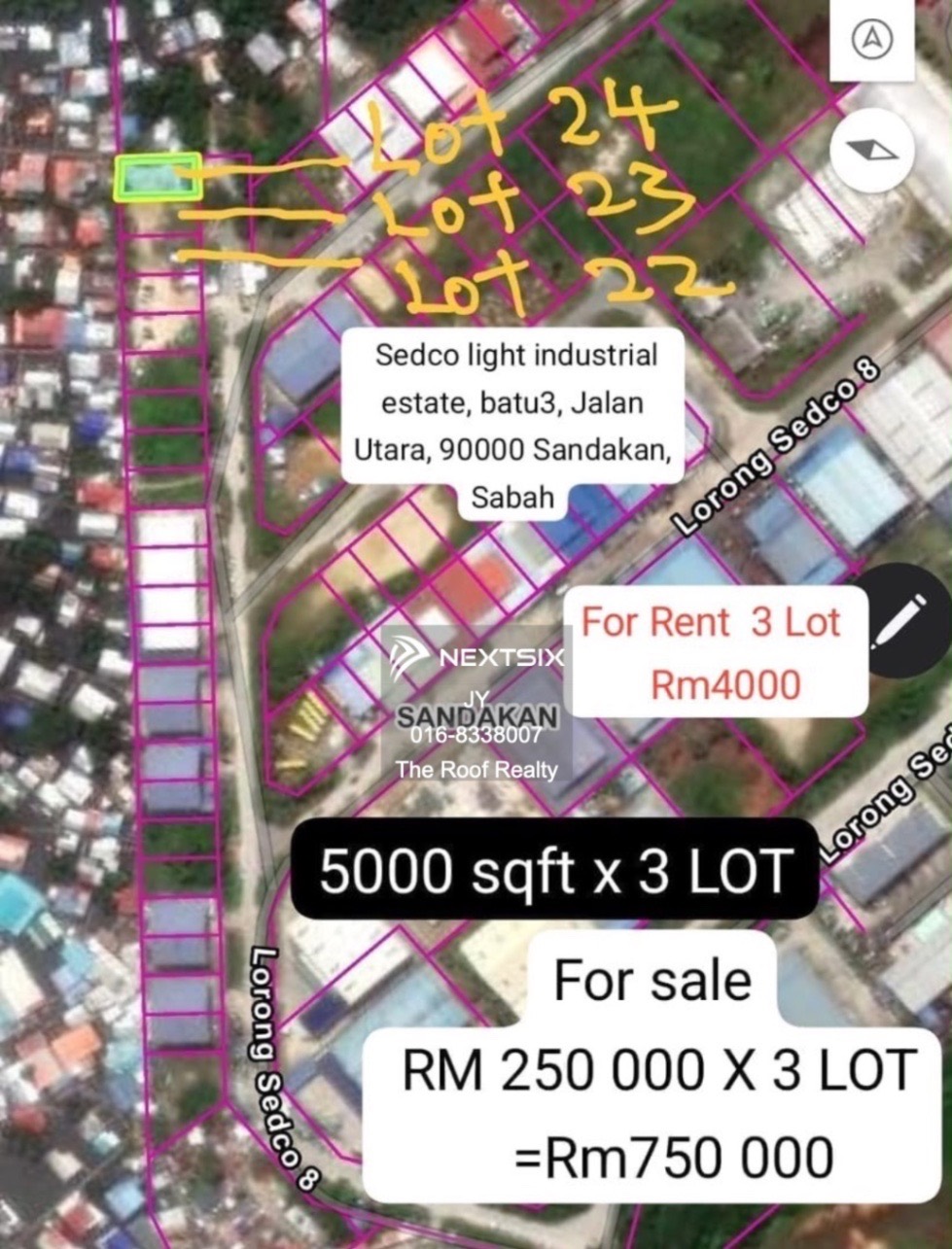 Industrial Land For Sale in Sandakan Sabah