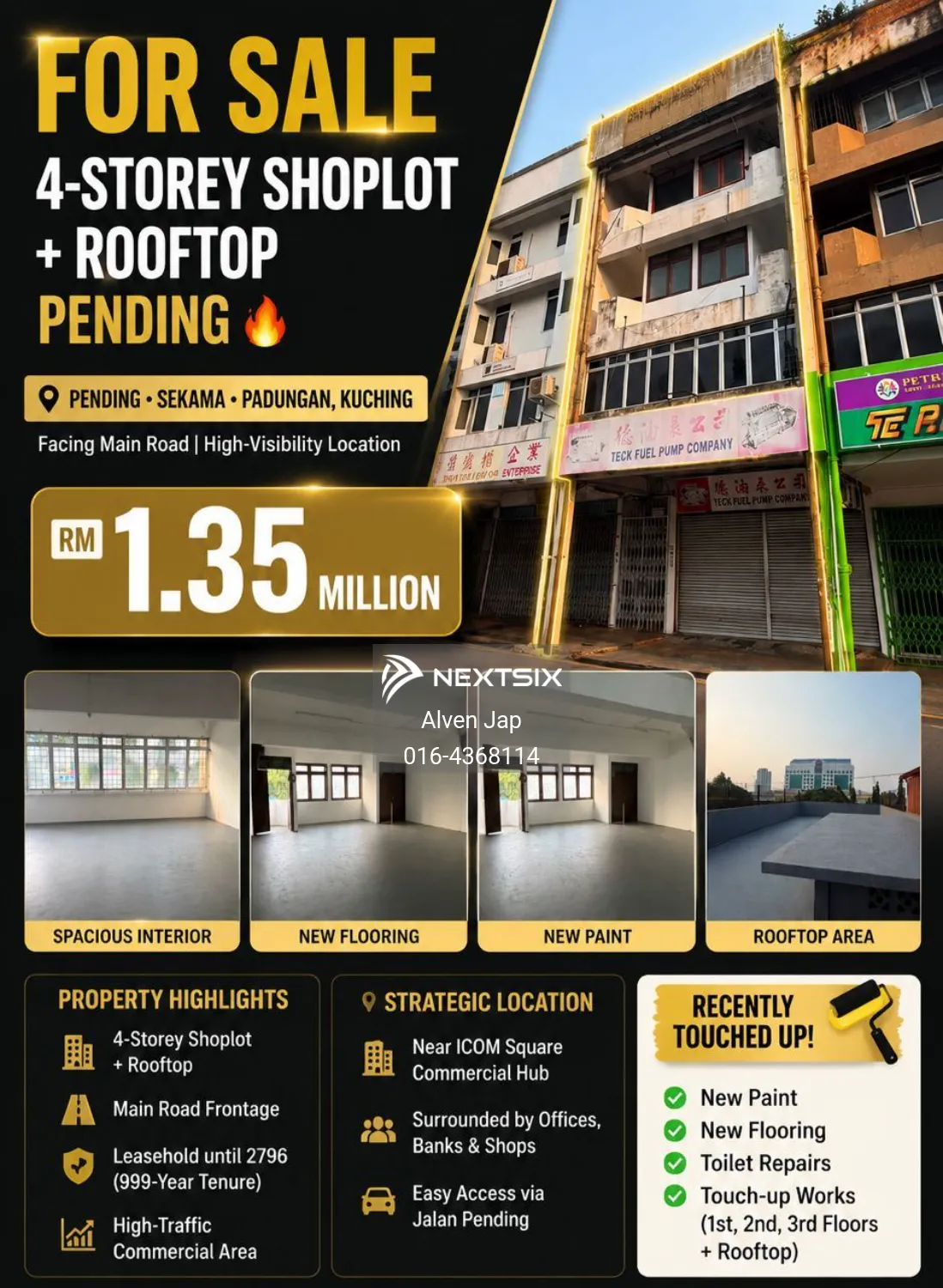 Shop For Sale in Kuching Sarawak
