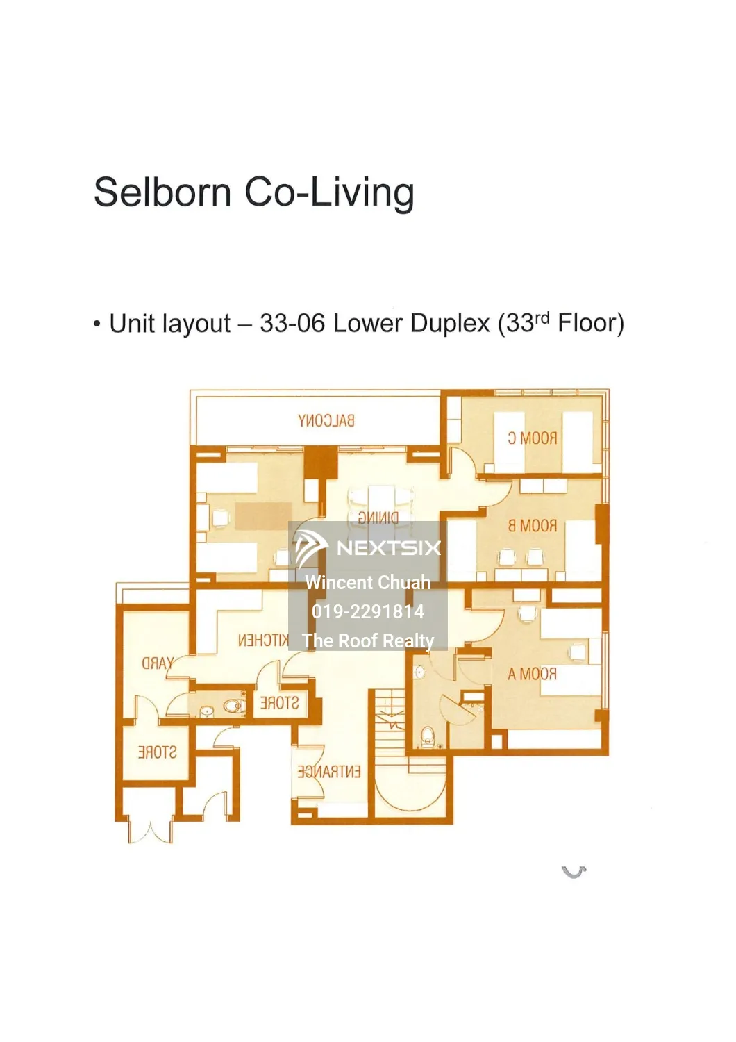 Condominium floor plan - Image 1