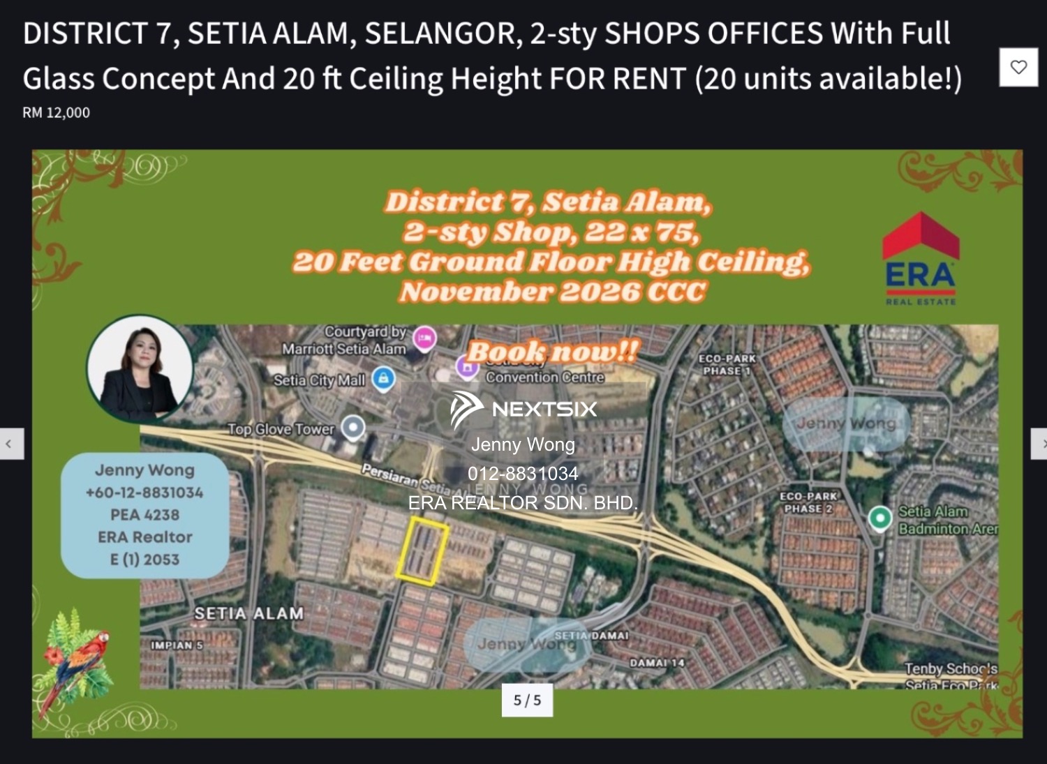 Shop Office For Rent in Setia Alam Selangor - Image 5