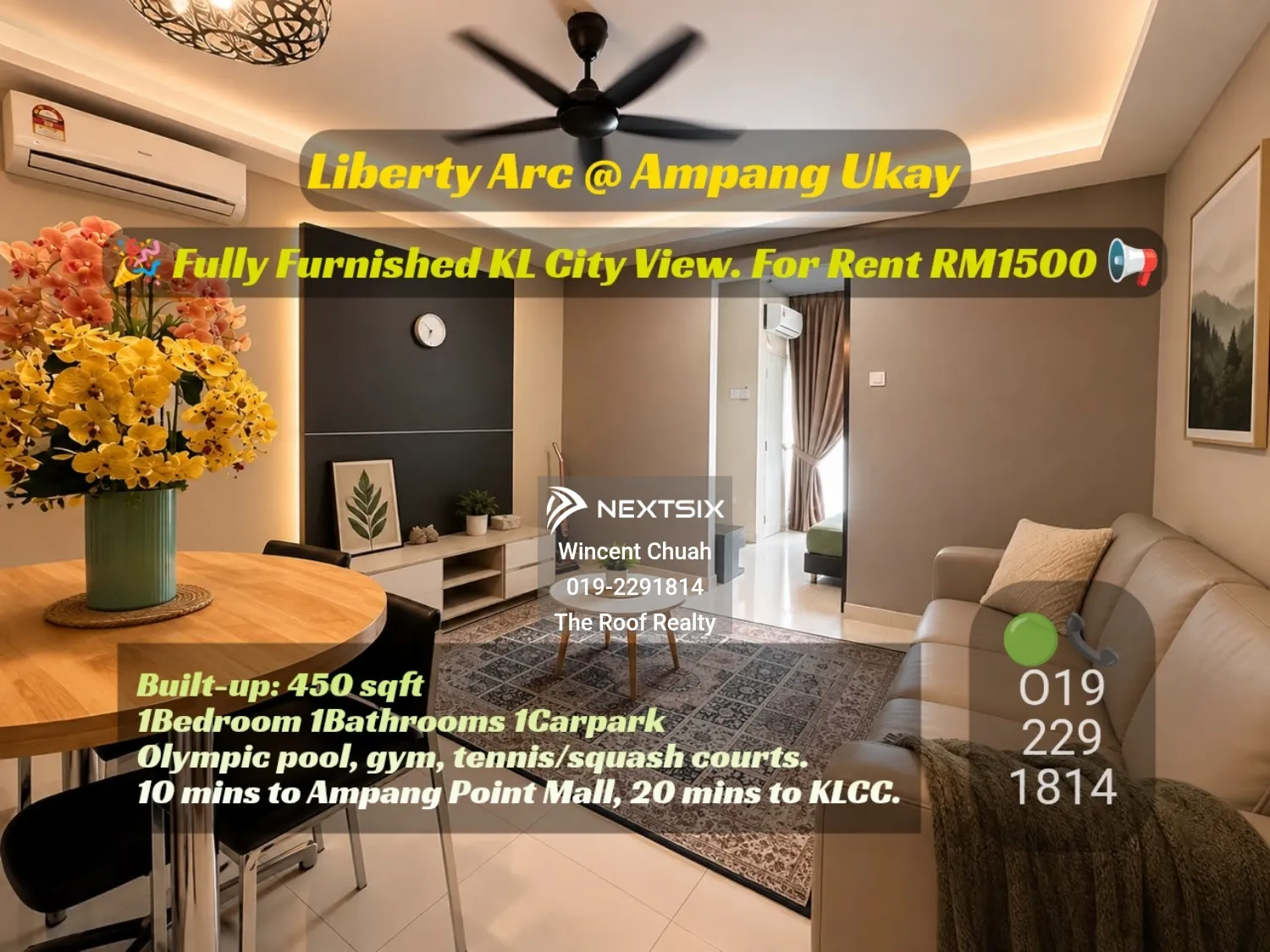 Serviced Residence For Rent in Ampang Selangor