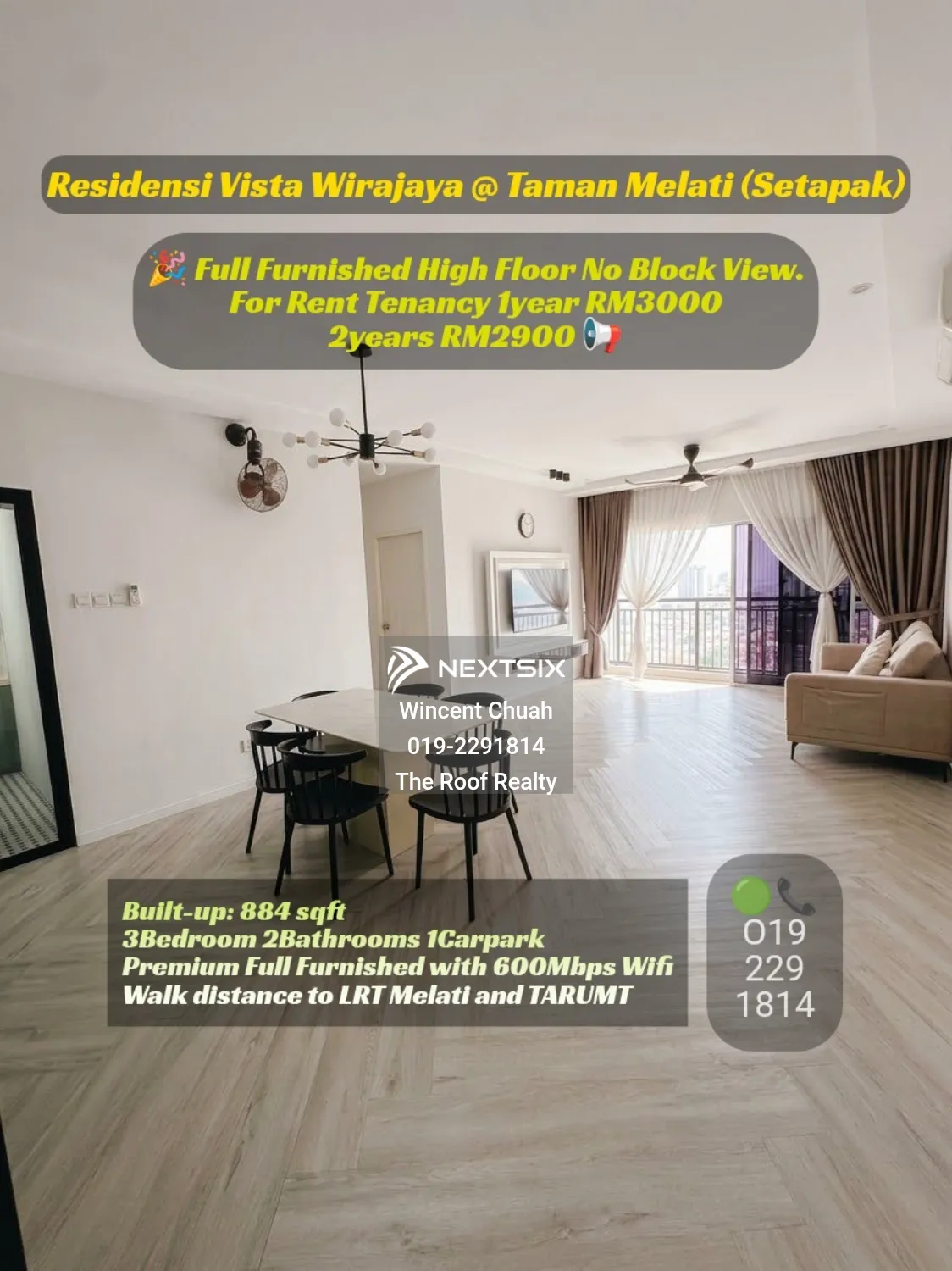 Apartment For Rent in Setapak Kuala Lumpur