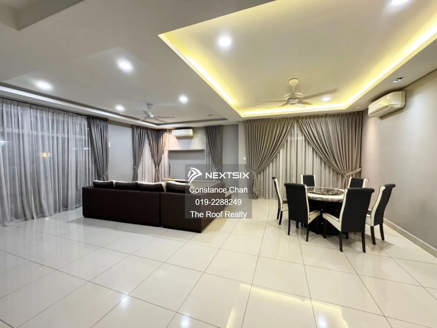 4+1-bedroom Semi-detached House for rent in Senibong Villa 2 Storey Semi D Corner Lot Fully Furnished, Masai, Johor – RM5,000 per month, listed by Constance Chan