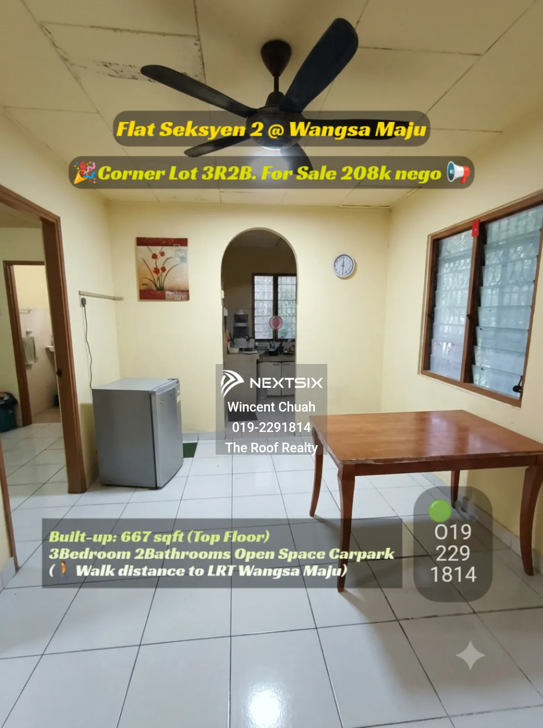 Flat For Sale in Wangsa Maju Kuala Lumpur