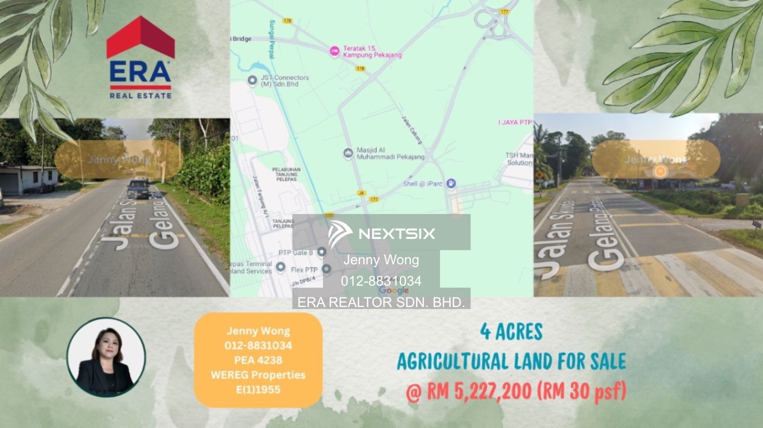 Agricultural Land For Sale in Gelang Patah Johor
